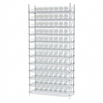 D5527 Bin Shlvng 14inx74inx36in Clear