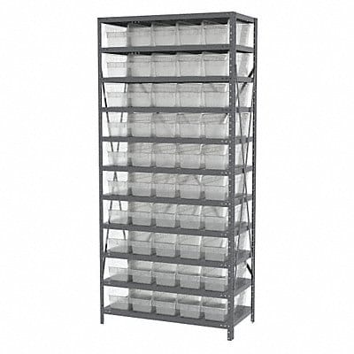 Bin Shlvng 18inx79inx36in Clear