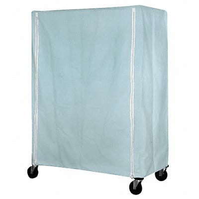 Cart Cover 48x24x54 Blue Nylon Zipper