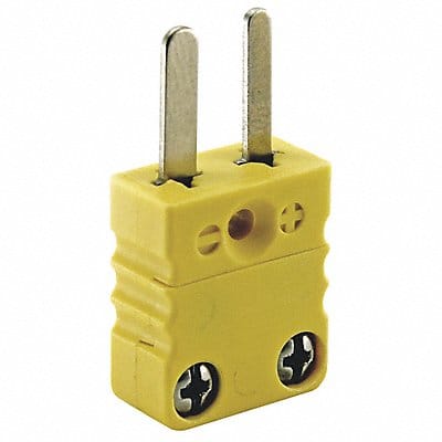 Thermocouple Plug K Yellow Miniature