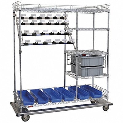 Catheter Storage Cart 60x68 5 Shelves