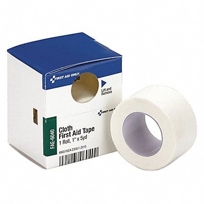 First Aid Tape White 1 in W 5 in L