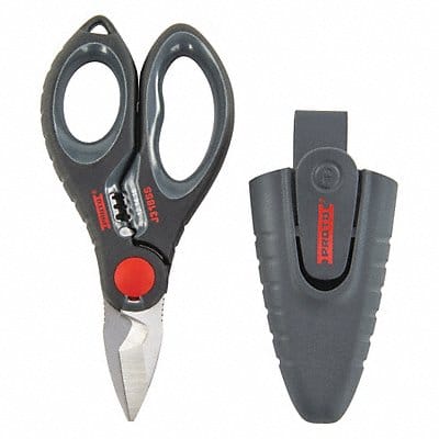 Electricians Scissors Black 6-7/64in.L