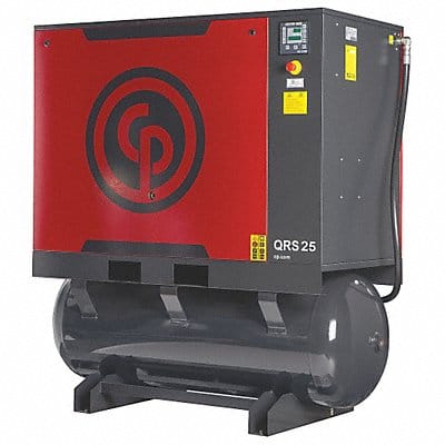 Rotary Screw Air Compr Dryer 25 hp Horz