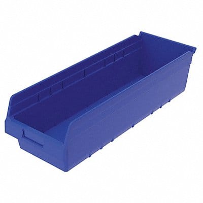 H2373 Shelf Bin Blue Plastic 6 in