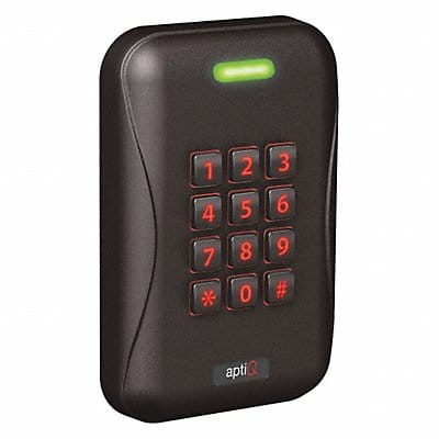 Access Control Keypad Black 5-7/64 in H