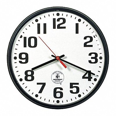 Wall Clock Analog Battery