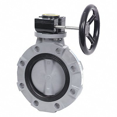 Butterfly Valve GFPP FPM 12in Gear