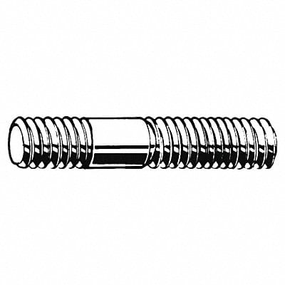 DblEd Std Pln Stl 42.5mm M6-1 7.5mm 100