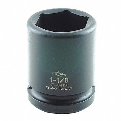 Impact Socket SAE 1-1/8in. 2in.L Hex