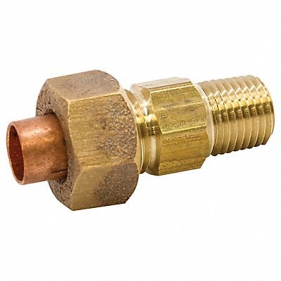 Union LL Cast Bronze 1/4 Tube CxMNPT