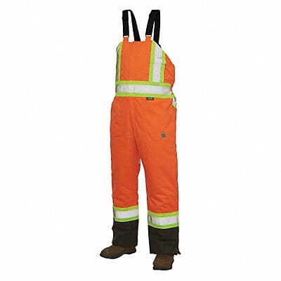 Hi-Vis Insulated Bibs Flo Orange S