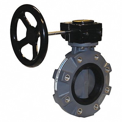 Butterfly Valve CPVC Ntrle 8in Gear Lug