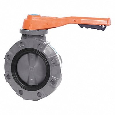 Butterfly Valve CPVC FPM 8in Lever