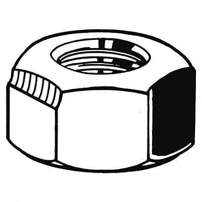 Locknut M14-1.50 Znc Stl 22x14mm 50PK