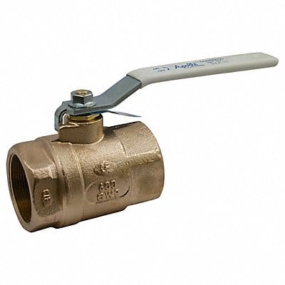 LF Bronze Ball Valve Inline FNPT 3 in