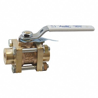 LF Bronze Ball Valve Inline FNPT 1/2 in