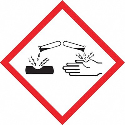 GHS Symbol Label Polyester 1x1 250Labels