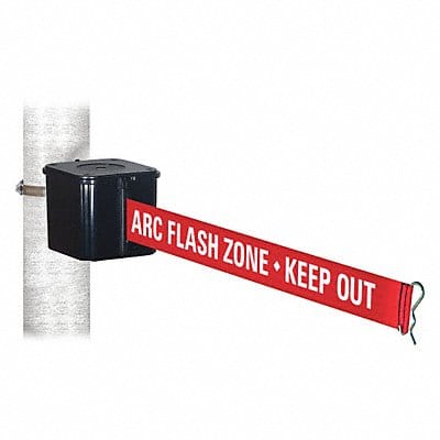 Retractable Belt Barrier Red/White