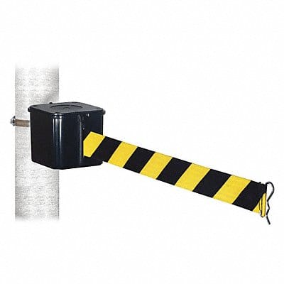 Retractable Belt Barrier Black 25 ft.