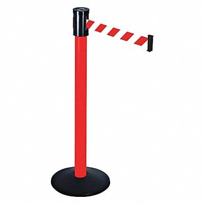 Belt Barrier PVC Red/White 15 ft.