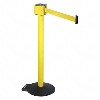 Belt Barrier Yellow Cast Iron Black ABS