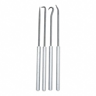 Pick And Hook Set Steel 6-5/16in.L 4 pcs