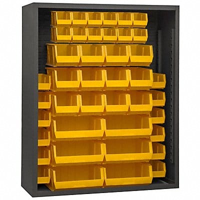 Bin Cabinet Louvered 72 H 48 W 18 D