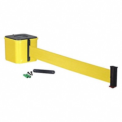 Retractable Belt Barrier 15 ft Yellow