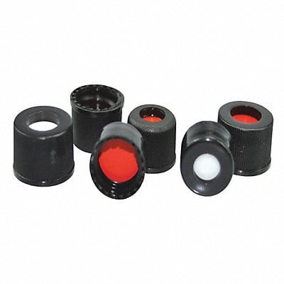 Cap 10 mm Dia Black PK1000