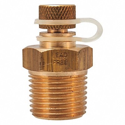 Pressure Test Plug LF Brass 1/2 in NPT