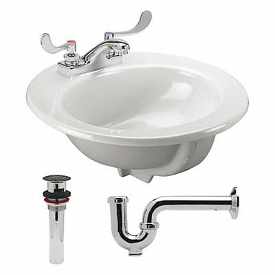 Zurn Sink DShape 15inx12-1/2inx6-1/2in