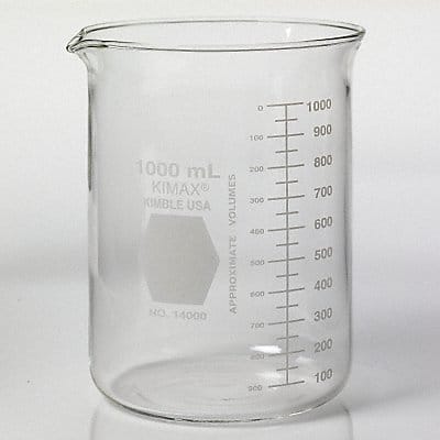 Beaker 1 L 145 mm H 107 mm Dia PK24