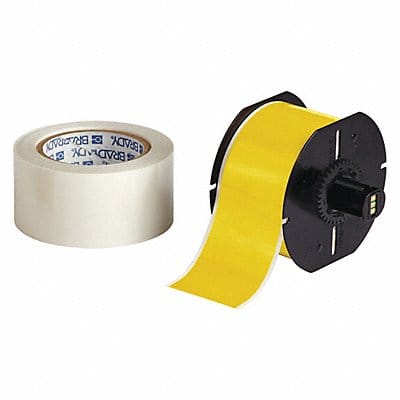 Label Tape Roll Yellow 2-1/4 in W