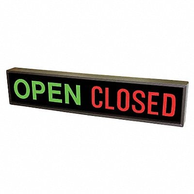 LED Parking Sign Open/Closed 7 x 34