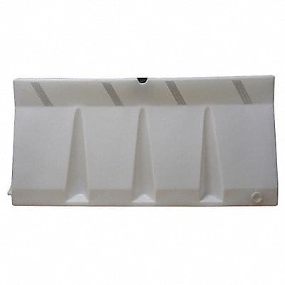 J2255 Polycade Traffic Barrier White 34inH