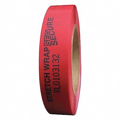 Tamper Evident Tape 2 mil Red