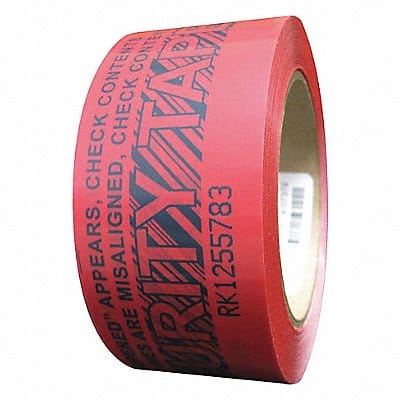 Tamper Evident Tape 2 mil Red