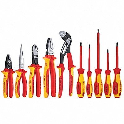 Insulated Tool Set Hard Case 10-Pc