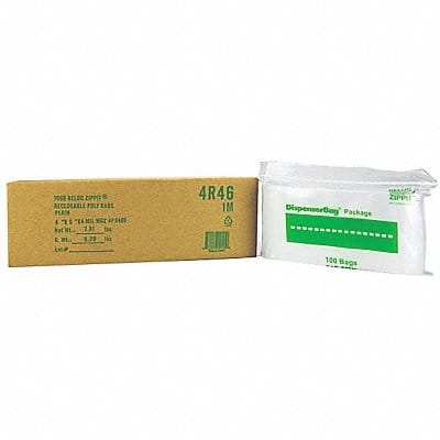 Reclosable Poly Bag Zip Seal PK1000