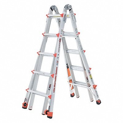 Multipurpose Ladder 300 lb Ld Cap. Alum.