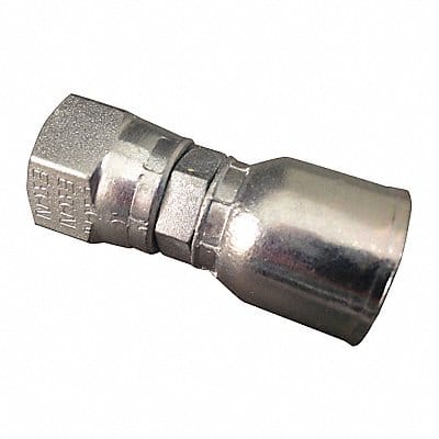 Crimp Fitting 3/8 I.D. 3/4 F JIC