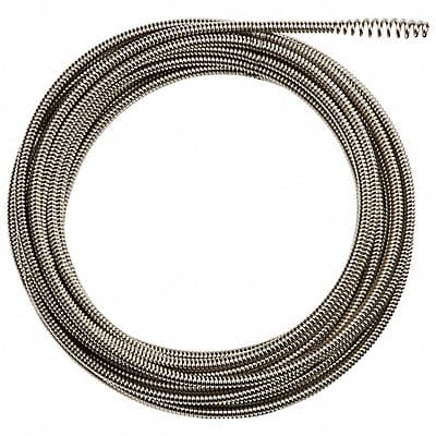 Drain Cleaning Cable 1/4 in Dia 35 ft L