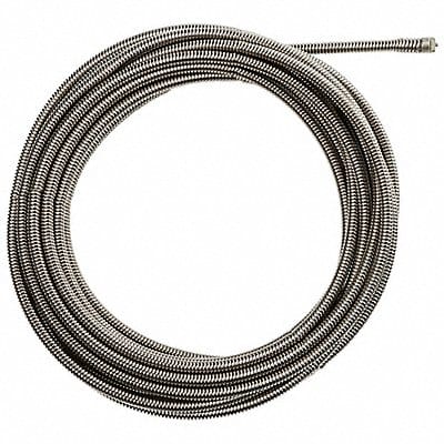 Drain Cleaning Cable 3/8 in Dia 35 ft L