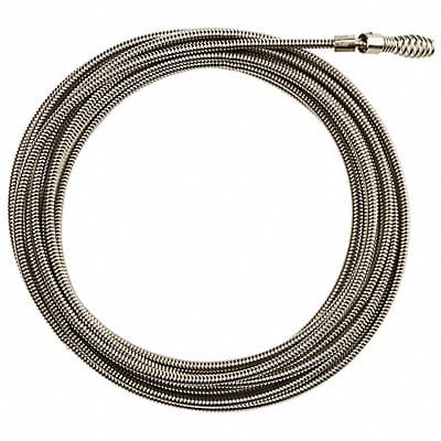 Drain Cleaning Cable 1/4 in Dia 25 ft L