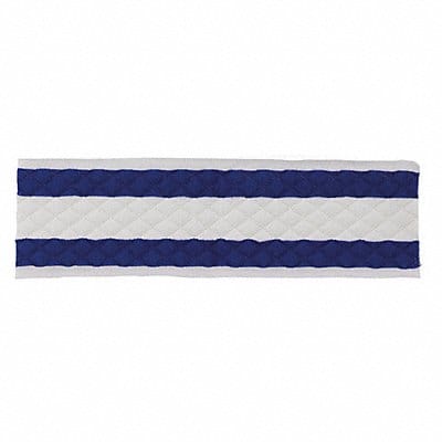 Mop Pad 17 in W Blue/White PK12