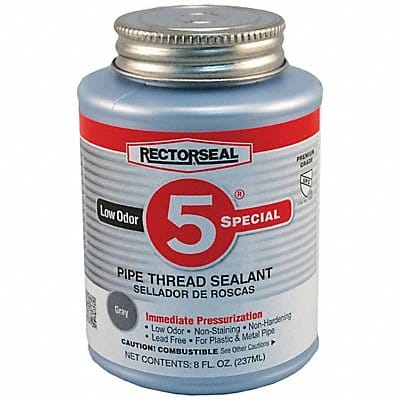 Pipe Thread Sealant 9.6076 fl oz Gray