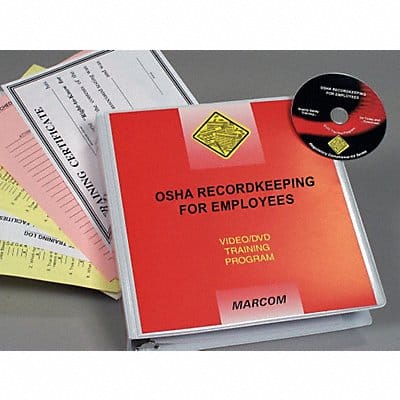 DVD Spanish OSHA Recordkeeping Employee