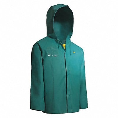 Chemtex Rain Jckt Attchd Hood Green XL