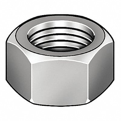 Hex Nut 1-8 Gr 316 SS Plain PK5